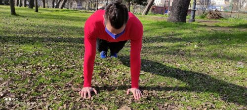 flexiones para principiantes